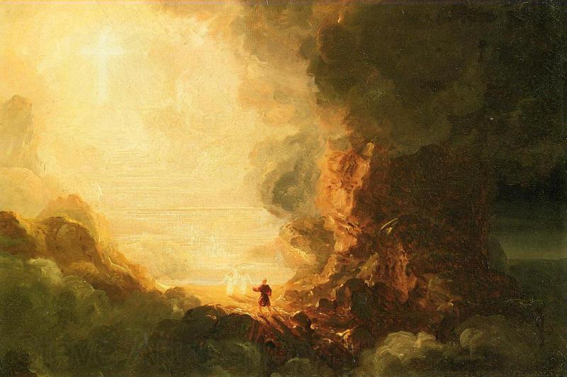 Thomas Cole The Cross and the World